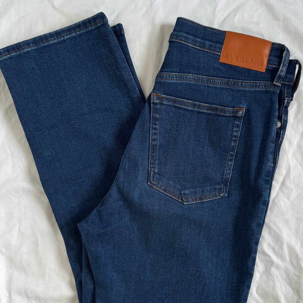 NWT Everlane Women's High-Key Stovepipe Jean in Dark Indigo - Picture 6 of 12